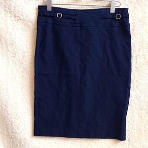 Blue, small, pencil skirt